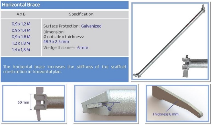 HORIZONTAL BRACE