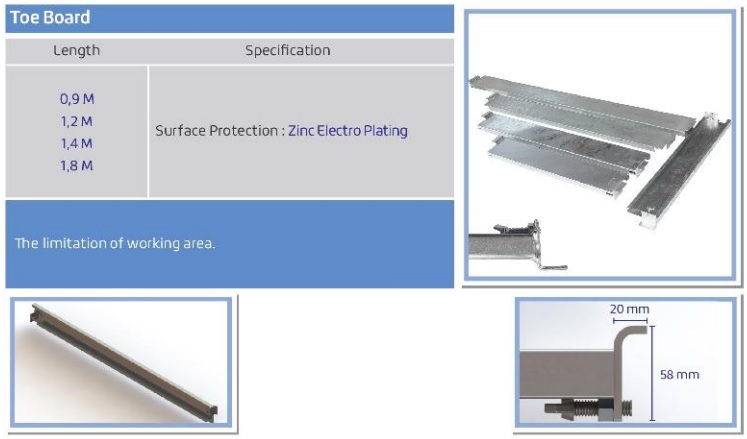 TOE BOARD