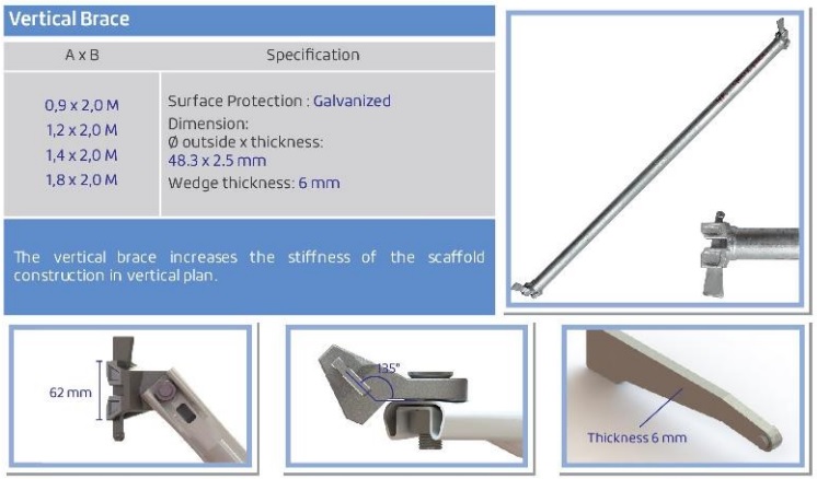 VERTICAL BRACE